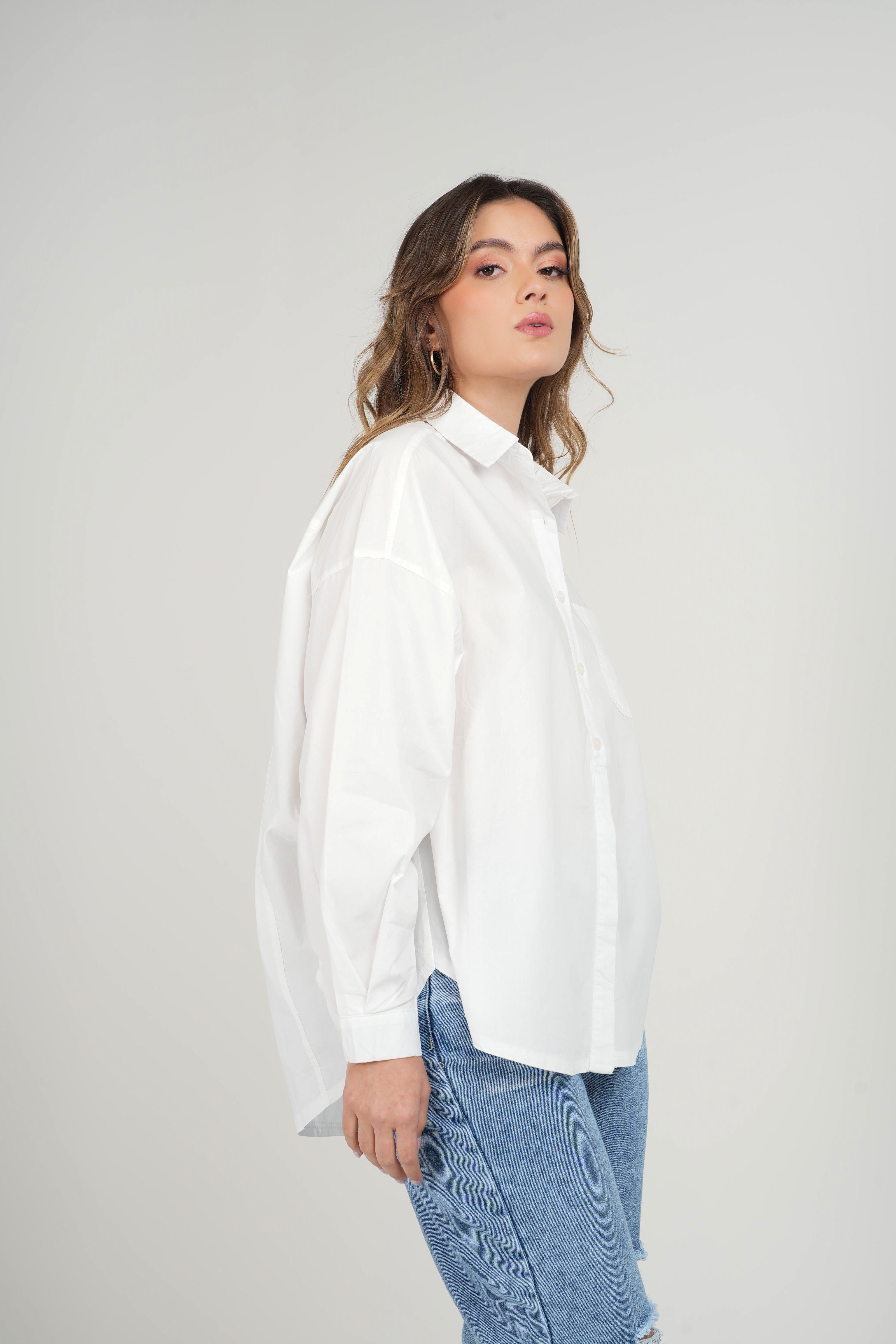 Blusón Aroa oversize  clásica