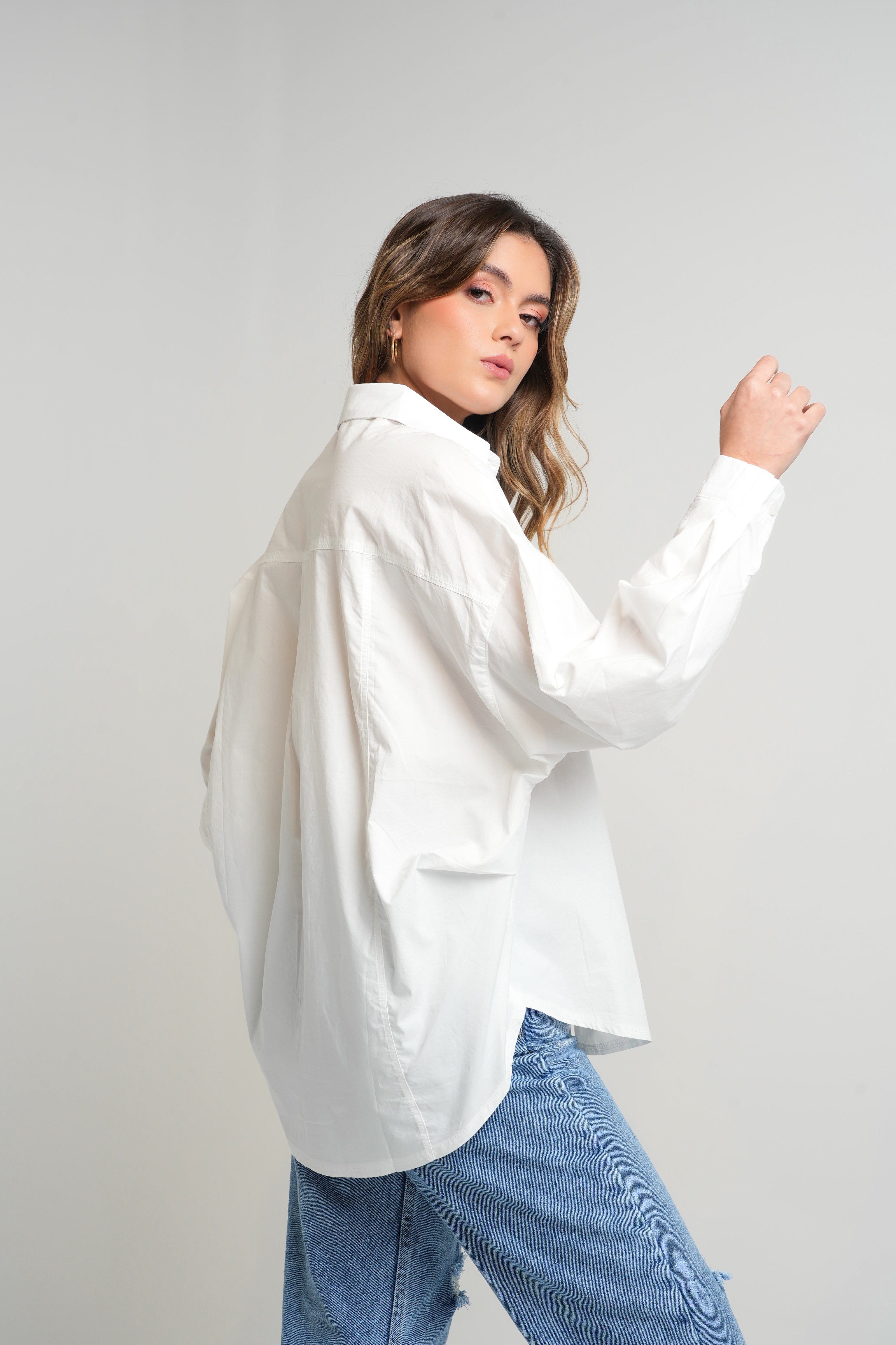 Blusón Aroa oversize  clásica