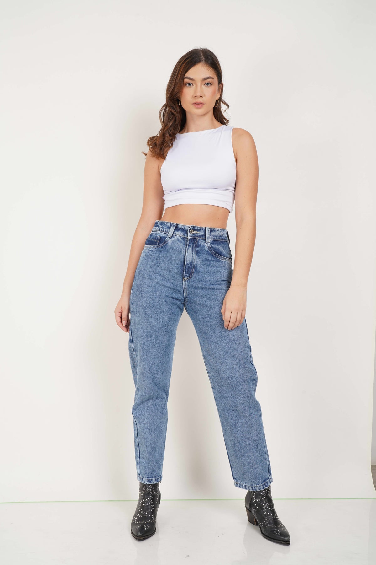 Pantalón momfit clasico -14404
