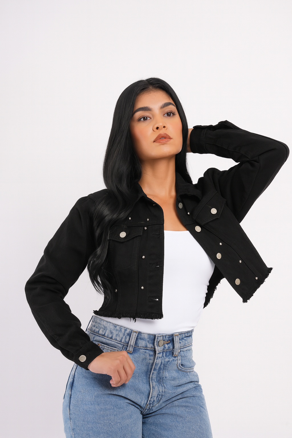 Chaqueta Corta con perlas Ginebra